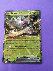 Durant ex 004/191 - Pokémon TCG SV08 Wogende Funken Holo Ultra Rare NM - Bild 1 von 2