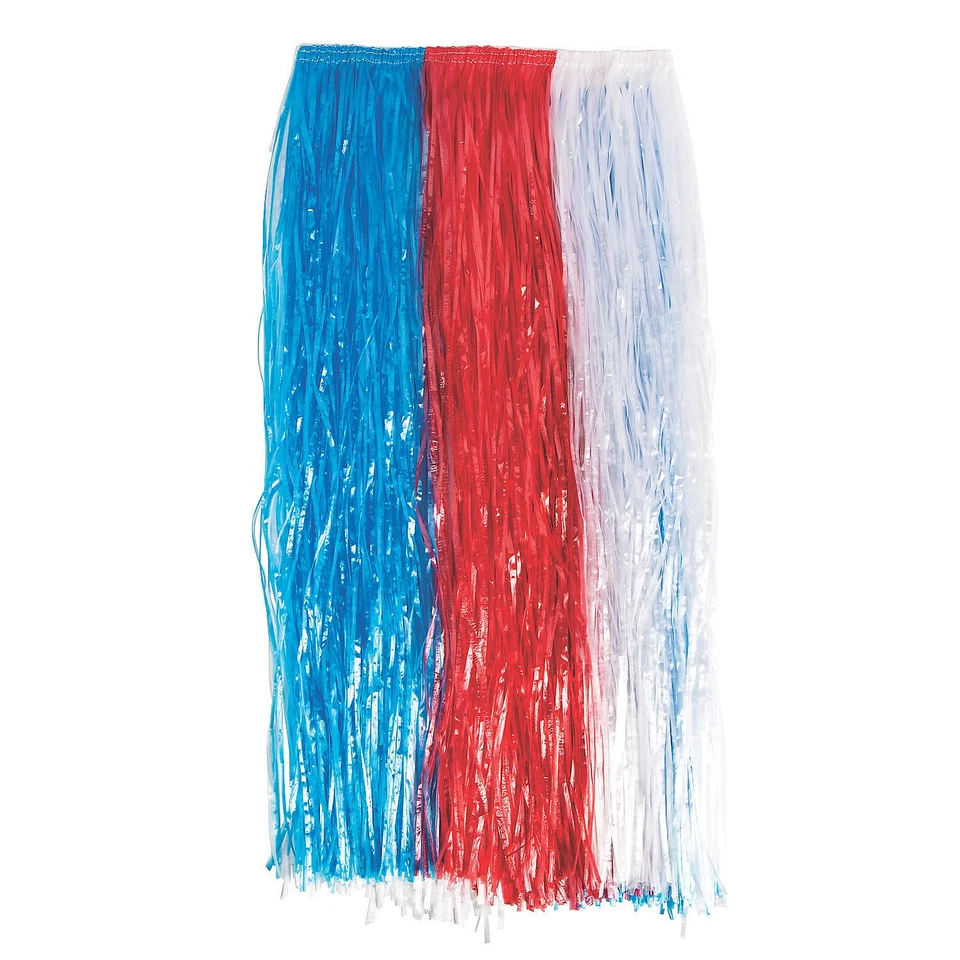 Falda Hula Patriótica Adulto, Accesorios de Ropa, 12 Piezas Foto 1 de 1