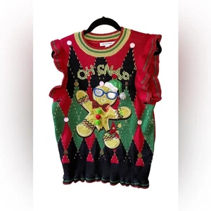 Festlicher Pullover 99 Jane Street mit Rüschenärmeln. Größe S. Top Zustand - Bild 1 von 11