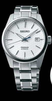 Reloj Automático Seiko Presage Borde Afilado SPB165J1 Esfera Blanca - Shironeri JAPÓN Foto 1 de 4
