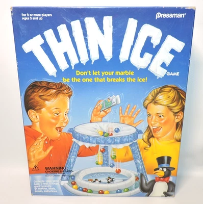 VTG 1992 THIN ICE Game By Pressman 100% COMPLETE w/ Instructions, Unused Tissues - Image 1 of 4