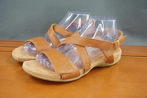 Vionic Raya Damen-Sandalen 8 braun Leder bequeme Riemchen Wanderschuhe Orthesen - Bild 1 von 10