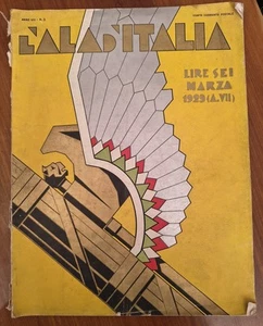 AA.VV.; Longoni, Attilio (Direktor).Der Flügel Italiens Jahr VIII - Nr. 3 (März 1929) - Bild 1 von 5