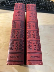 The Outline Of History by H.G. Wells Volume 1 & 2 Hardcover - Bild 1 von 5