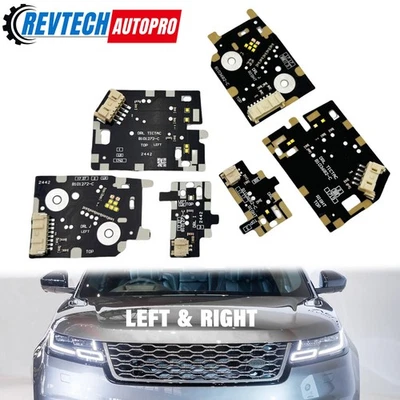 White Daytime Running Light DRL LED Chip L+R For Range Rover Velar 2018-2021 Foto 1 de 4