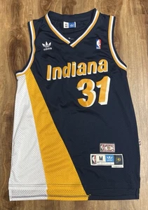 Camiseta Adidas Hardwood Classics Indiana Pacers #31 Miller NBA Talla M +2 Longitud - Imagen 1 de 7