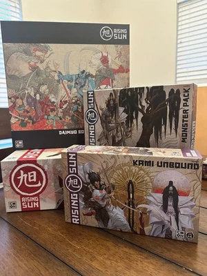 Rising Sun Base Game PLUS Daimyo Box and Monster Pack & Kami Unbound Expansions - Image 1 of 4