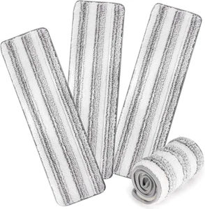 Paquete de 3 almohadillas de limpieza de microfibra Bona Mop almohadillas reutilizables de microfibra para fregona de 18 pulgadas - Imagen 1 de 12