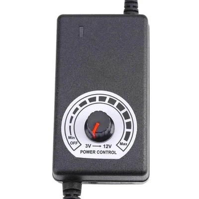 Adjustable AC110240V to DC3V12V Motor Speed Controller Power Supply Unit - Image 1 of 4