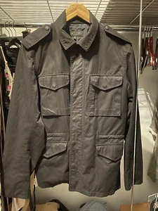Rag And Bone Men’s Military Black Field Jacket Sz 40 - Picture 1 of 13