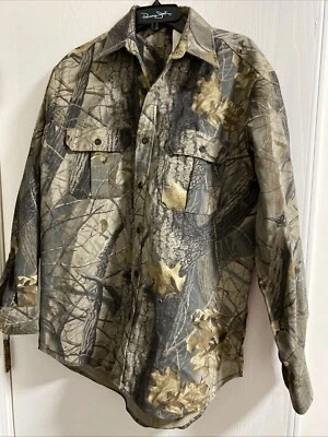 Vintage Walls Camo Men's Heavy Shirt/Jacket Button Pockets Size L - Image 1 of 4