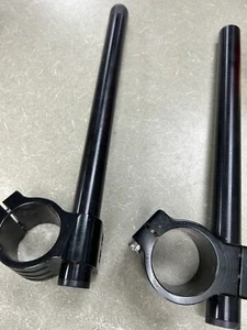 Emgo - 23-93140 - 7/8in. Steel Clip-on Handlebars, 41mm - Gloss Black - Picture 1 of 2