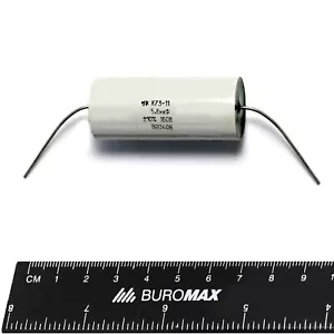 12 Stck. Polyester Audio Kondensator metallisierte Folie 5,6uF 160 V K73-11 UdSSR alter Lagerbestand - Bild 1 von 5