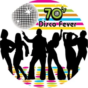 70's Decades Disco Retro Dance Theme Party 9" Paper Dinner Plates - Picture 1 of 1