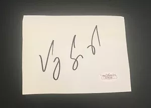 VIJAY SINGH SIGNED AUTOGRAPH PGA CUT JSA COA - Picture 1 of 1