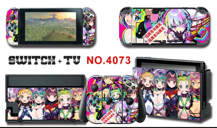 Vinyl Decal Skin Sticker Protector for Nintendo Switch Lovely Anime Girl #4073 - Image 1 of 1