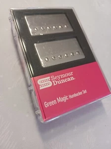 Seymour Guncan Green Magic Humbucker Pickup Set - Chrome - Picture 1 of 9