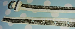 Ladies sequinced glamorous belt, regular overall length a 1 meter a wonderful. - Picture 1 of 3