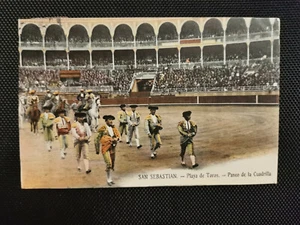 CPA SAN SEBASTIAN - Plaza de Toros - Paseo de la Cuadrilla - Imagen 1 de 2