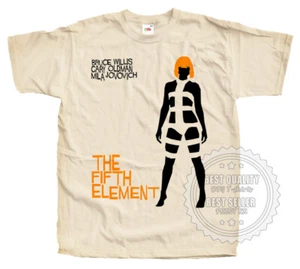 The Fifth Element T SHIRT Tee V13 Movie Poster Natural Vintage Shirt sizes S-5XL - Picture 1 of 2