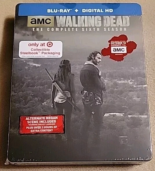 The Walking Dead Complete Sixth Season 6 Steelbook 5 Disc BLURAY Target