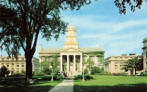 First Capitol of Iowa at U of Iowa Campus, Iowa City Vintage PC - Picture 1 of 2