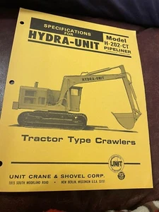 Specifications 1973 Hydra-Unit Model H-202-CT Excavator - Picture 1 of 3