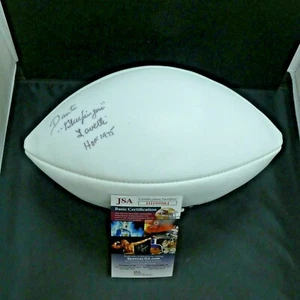 Fútbol firmado por Dante Lavelli Frank Gatski con certificado de autenticidad JSA - Imagen 1 de 8