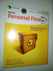 NORTON PERSONAL FIREWALL 2005 - VINTAGE SOFTWARE - NEW IN BOX - EX DISPLAY - - Picture 1 of 2