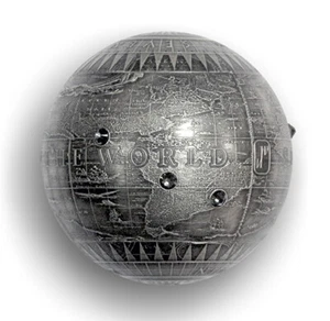 Spherical Seven New Wonders Of The World 2015 Niue $7 Silver 7oz Antique Coin - Picture 1 of 2