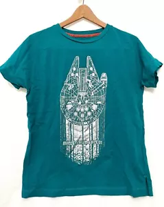 230717 Herren T-Shirt M schwarz Spire Outpost Star Wars Millenium Falcon S/S Tee - Bild 1 von 4