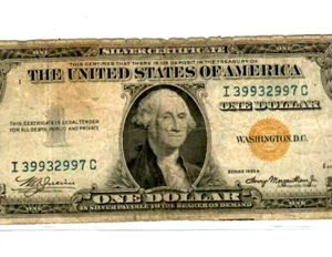 $1 "NORTH AFRICAN" (WORLD WAR ll NOTE) 1935-A $1 (YELLOW SEAL) 1935-A RARE!! - Picture 1 of 3