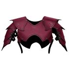 Men Steampunk Adjustable Faux Leathers Body Chest Harness Cosplay Shoulder Armor