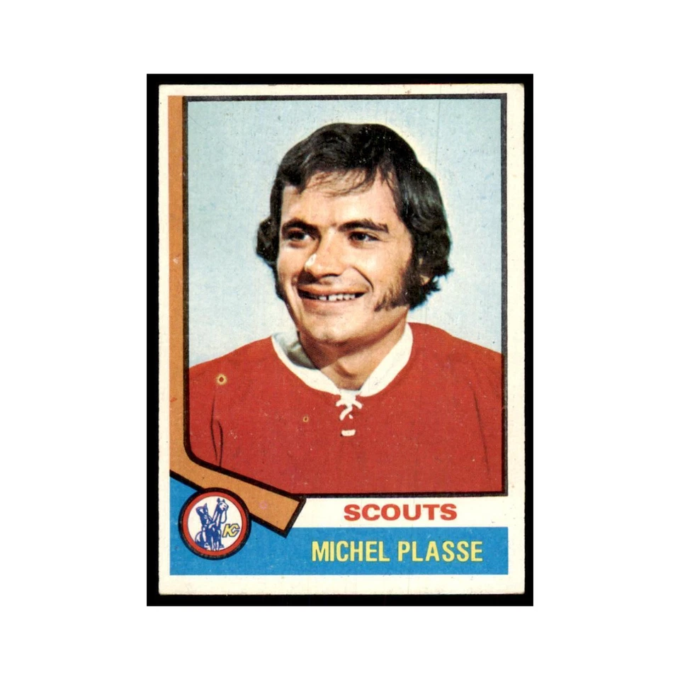 Michel Plasse 1974 Topps #257 Hockey Cards Hockey Card EX - Image 1 of 3