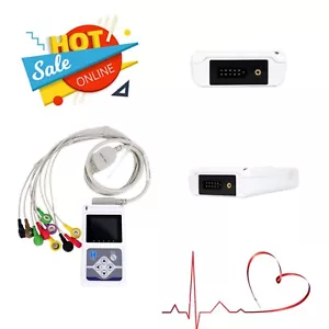 24-hour Dynamic ECG Systems 12-lead ECG EKG holter analysis software CONTEC FDA - Picture 1 of 10