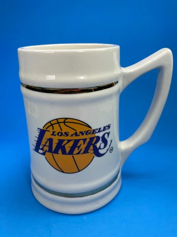 Los Angeles Lakers Beer Stein Mug Vintage 24 oz Large Excellent Souvenir Cup C75 Cover