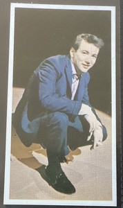 BOBBY DARIN, POP MUSIC CARD #10 MISTER SOFTEE'S TOP TWENTY 1965