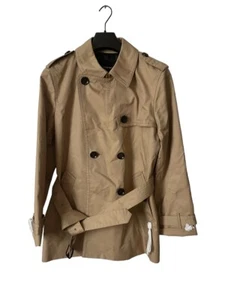 NWT COACH COMBO SLIM TRENCH COAT F84818 NATURAL KHAKI SIZE L - Picture 1 of 6