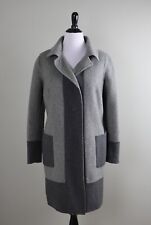 TALBOTS Woman NEW $229 Color Block Double Face Wool Coat Jacket Top Size X