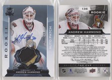 2014-15 Upper Deck The Cup /249 Andrew Hammond #136 RPA Rookie Patch Auto RC