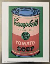 ANDY WARHOL Colored Campbell’s Soup Can (1965) Green POP ART Poster Print