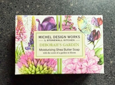 Michel Design Works A GARDEN IN BLOOM DEBORAH'S GARDEN Shea Butter Soap Bar4.5oz - Image 1 of 4
