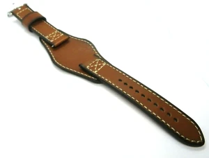 FOSSIL Original Ersatz Lederarmband JR1515 Uhrband Braun mit Unterlage 22 mm - Bild 1 von 4