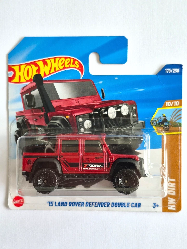 MINIATURE HOT WHEELS 1/64 LAND ROVER DEFENDER DOUBLE CAB 2015 HW DIRT 2025 - Photo 1/1