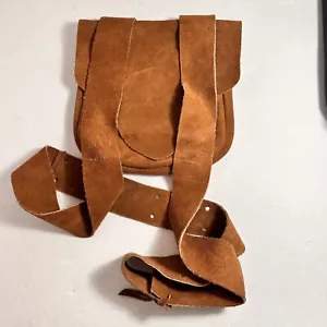 Vecchia borsa da caccia artigianale nord-ovest tracolla cinghia regolabile cosplay rinascimentale - Foto 1 di 8