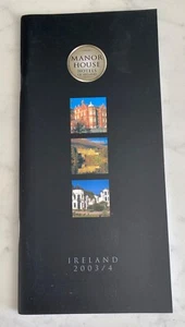 Vintage 2003 2004 Manor House Hotels of Ireland Directory Booklet - Picture 1 of 6