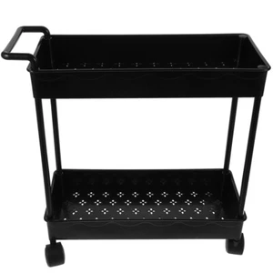 2 Ebenen Make-up Organizer Make Up Display Ständer Küche Aufbewahrung Wagen - Bild 1 von 12