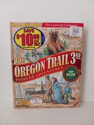 VTG The Oregon Trail 3rd Edition  PC MAC BIG sealed Hypes stickers collectable - Image 1 of 4
