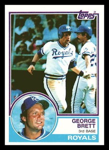 1983 Topps George Brett HOF Kansas City Royals #600 EX-MINT  Vintage Baseball