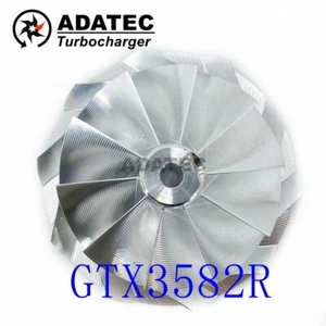 GTX3582R Gen 2 GT35 GTX35R Turbo doble rodamiento de bolas rendimiento rueda compresora - Imagen 1 de 6
